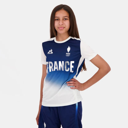 T-SHIRT LE COQ SPORTIF JUNIOR FRANKREICH OLYMPISCHE LEISTUNG