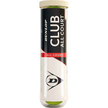 TUBE DE 4 BALLES DUNLOP CLUB ALL COURT