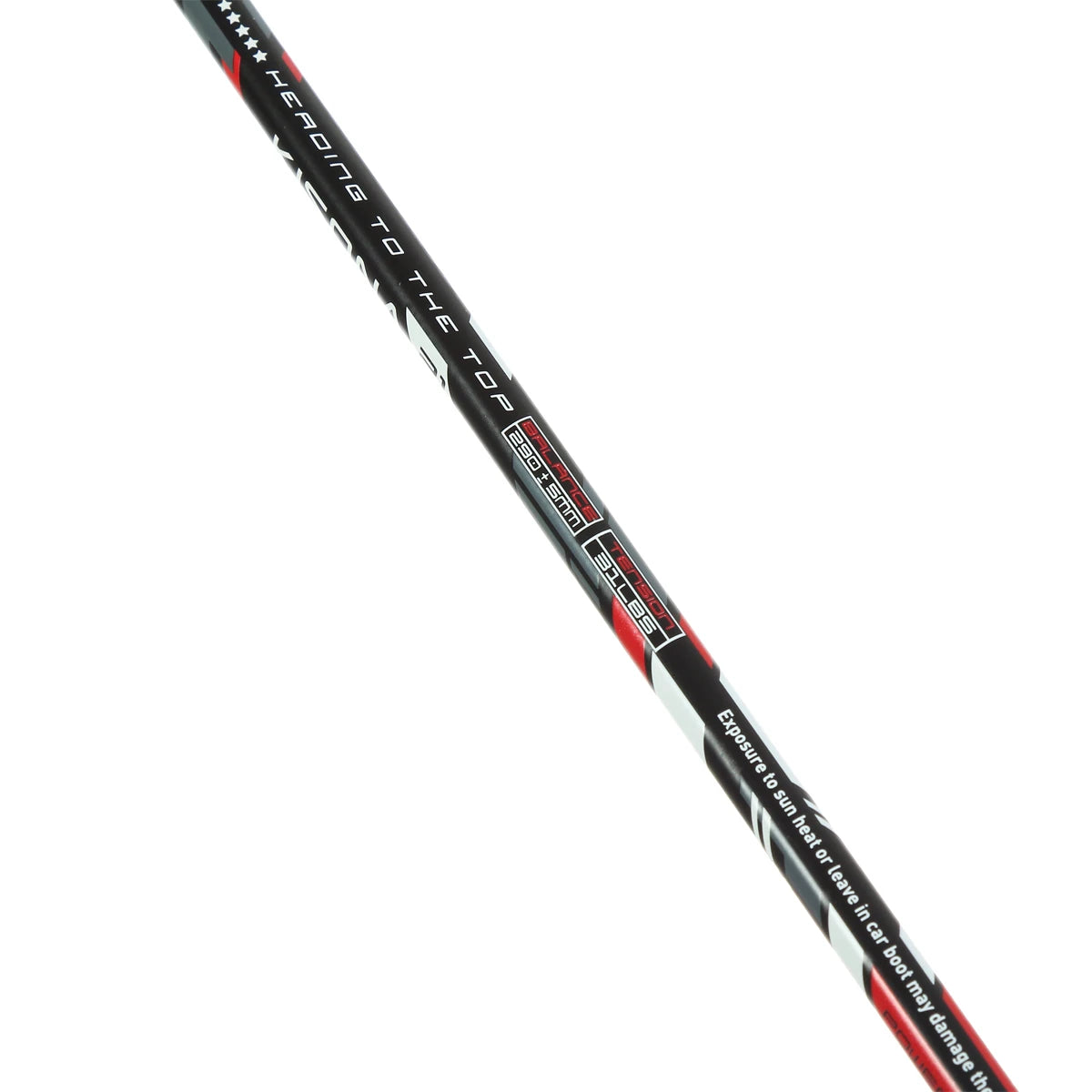 BADMINTONSCHLÄGER FELET KISONA 21 SCHWARZ/WEISS (BESAITET)