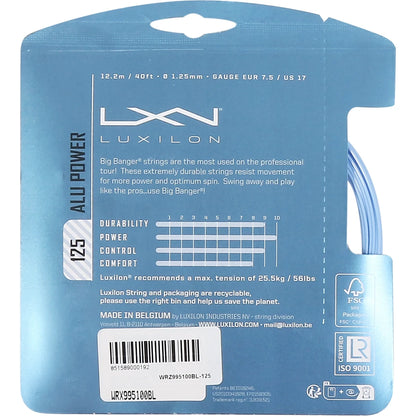 LUXILON BIG BANGER ALU POWER ICE BLUE BESAITUNG (12 METER)