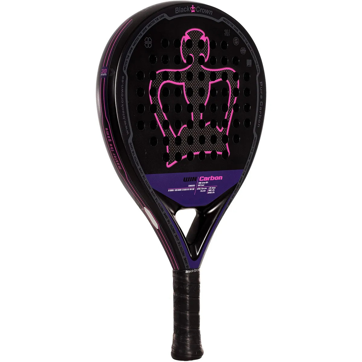 BLACK CROWN WIN CARBON PADEL RACKET