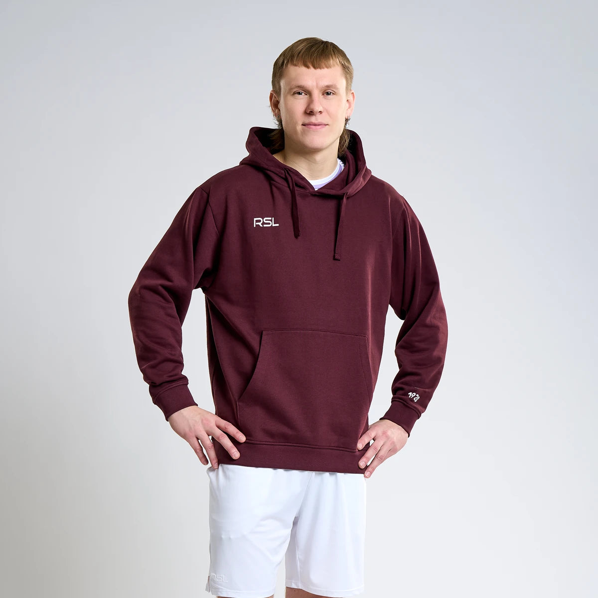SWEAT A CAPUCHE RSL UNISEX CORE BURGUNDY