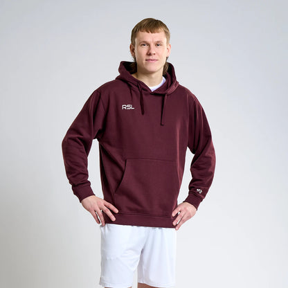 SWEAT A CAPUCHE RSL UNISEX CORE BURGUNDY