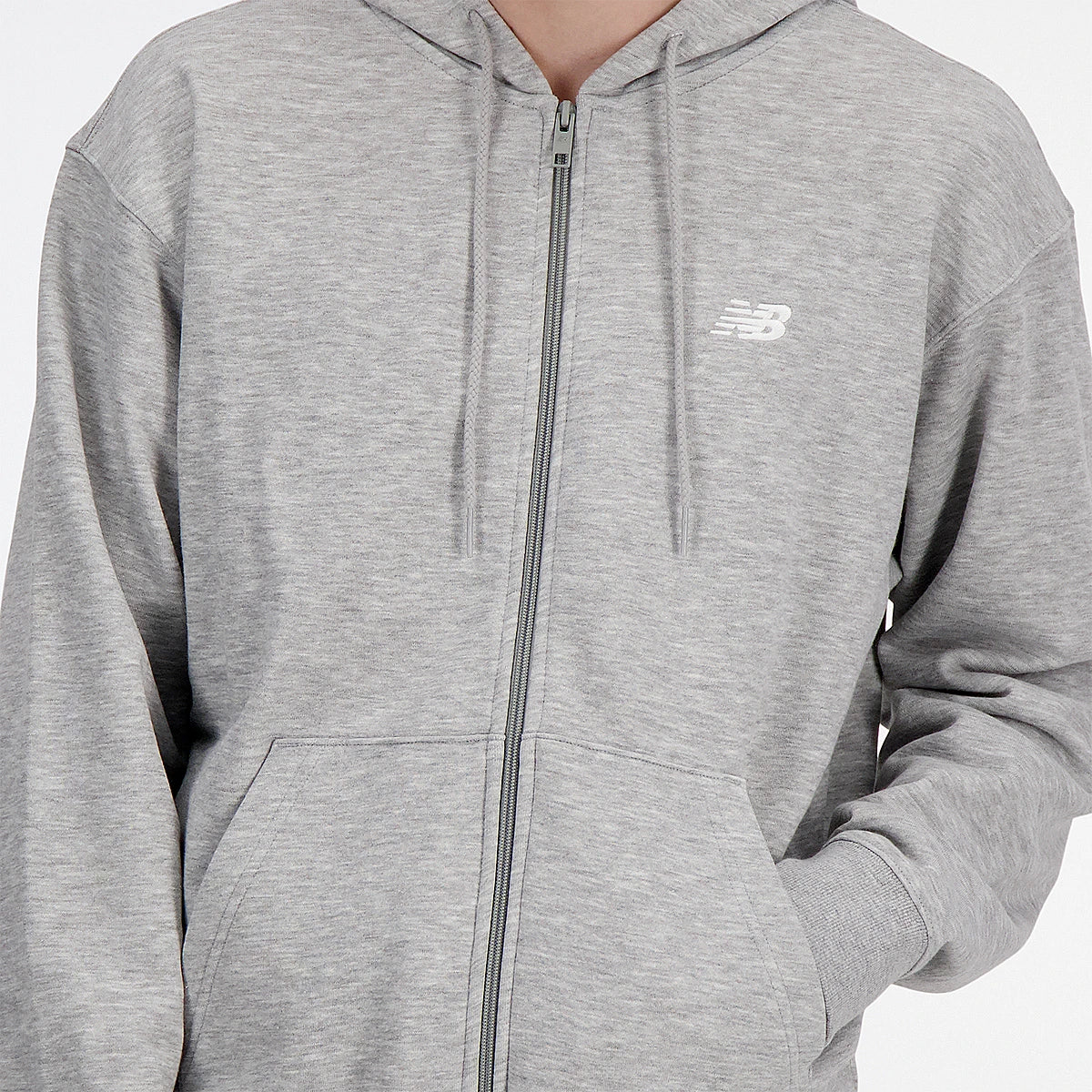 VESTE NEW BALANCE SPORT ESSENTIALS LOGO FLEECE FZ