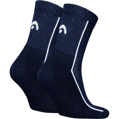 2 PAIRES DE CHAUSSETTES HEAD PERFORMANCE CREW (MID)