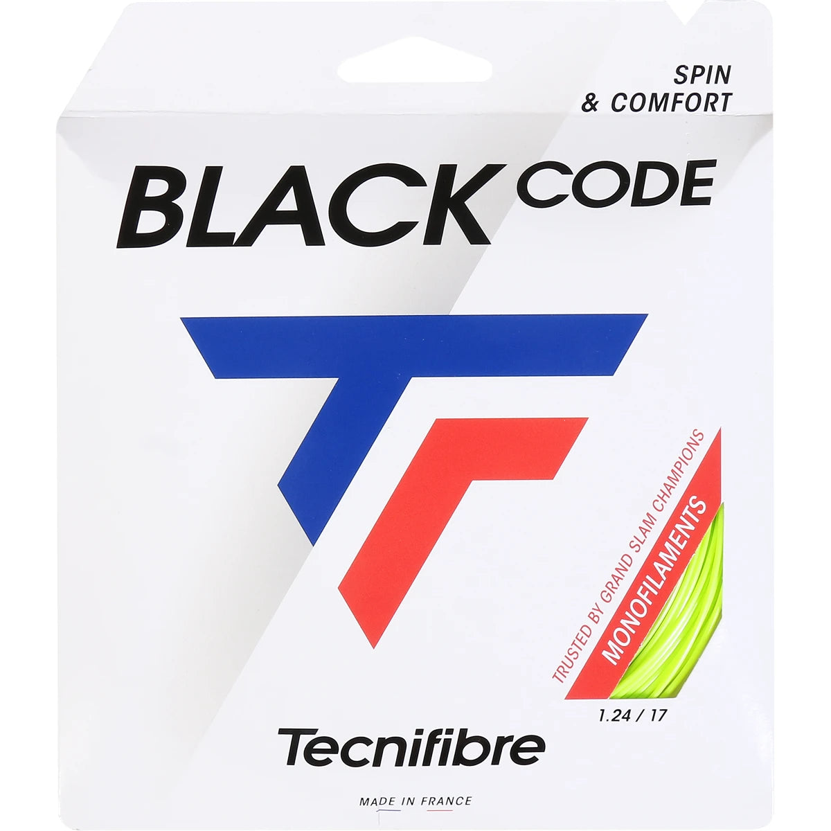 Cordage Tecnifibre Black Code Lime (12 Mètres)