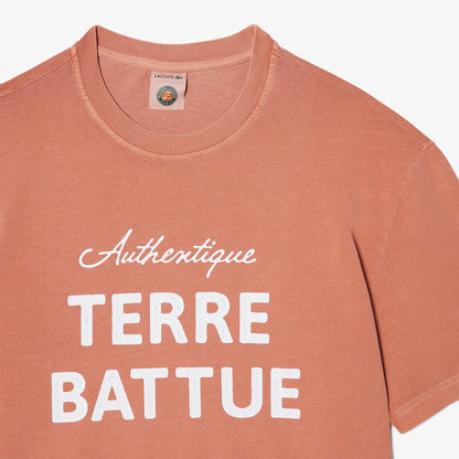 T-SHIRT LACOSTE ROLAND GARROS CLAY