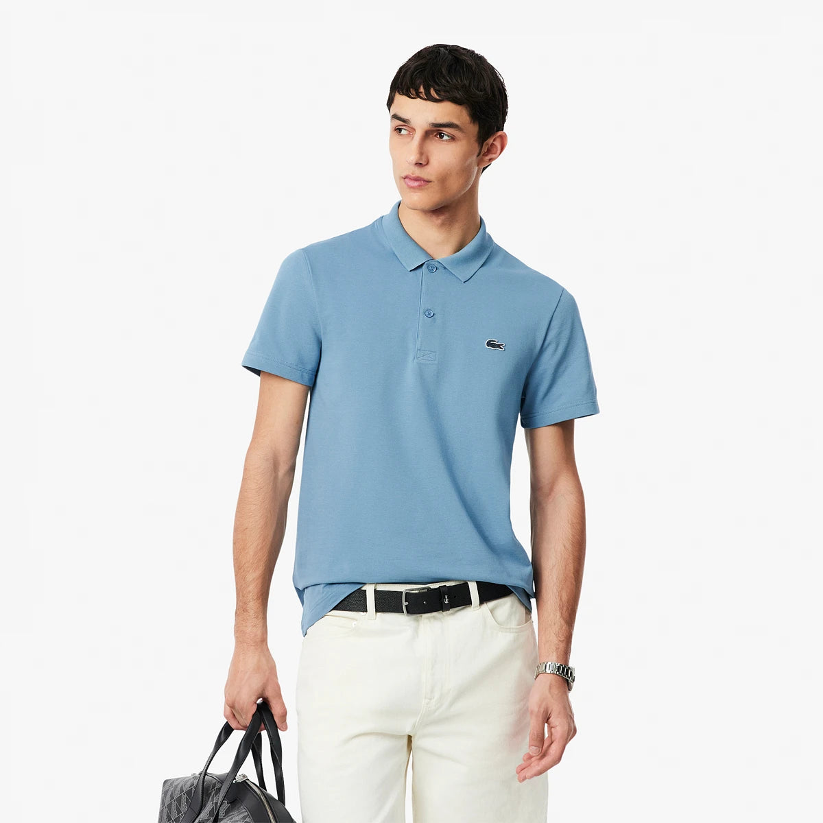 POLO LACOSTE CORE PERFORMANCE OTTOMAN REGULAR FIT