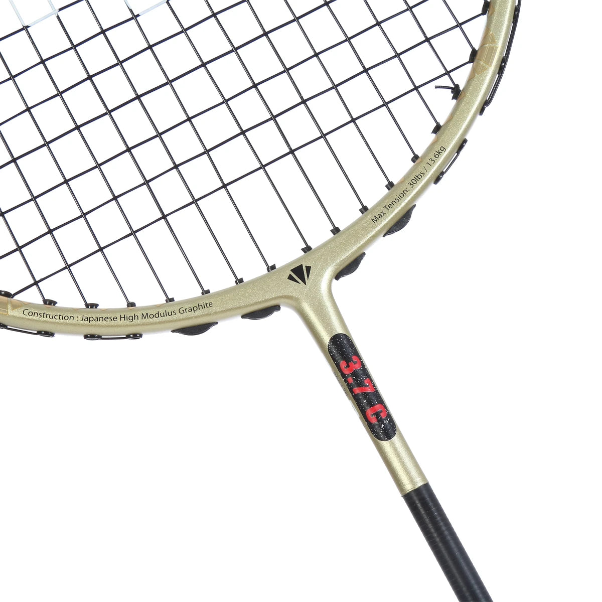 BADMINTONSCHLÄGER CARLTON 3.7C (BESAITET)