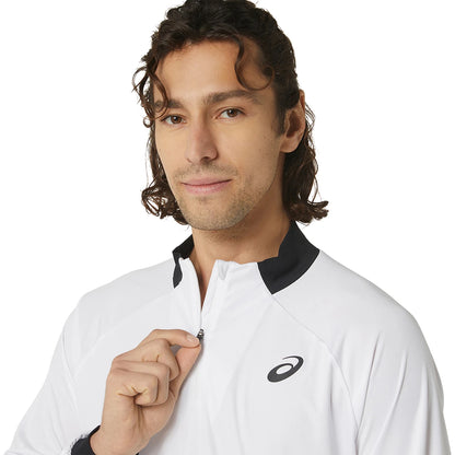 ASICS COURT LANGARM-T-SHIRT MIT 1/2 REISSVERSCHLUSS