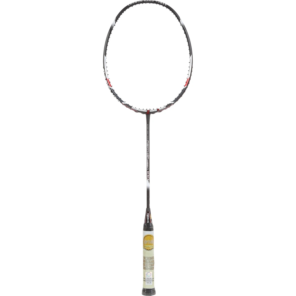 RAQUETTE DE BADMINTON APACS FEATHER WEIGHT 100 BLACK