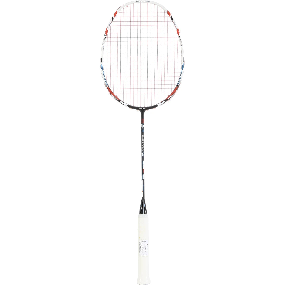 RAQUETTE DE BADMINTON FELET BAGGARIA A5 BLACK (CORDEE)
