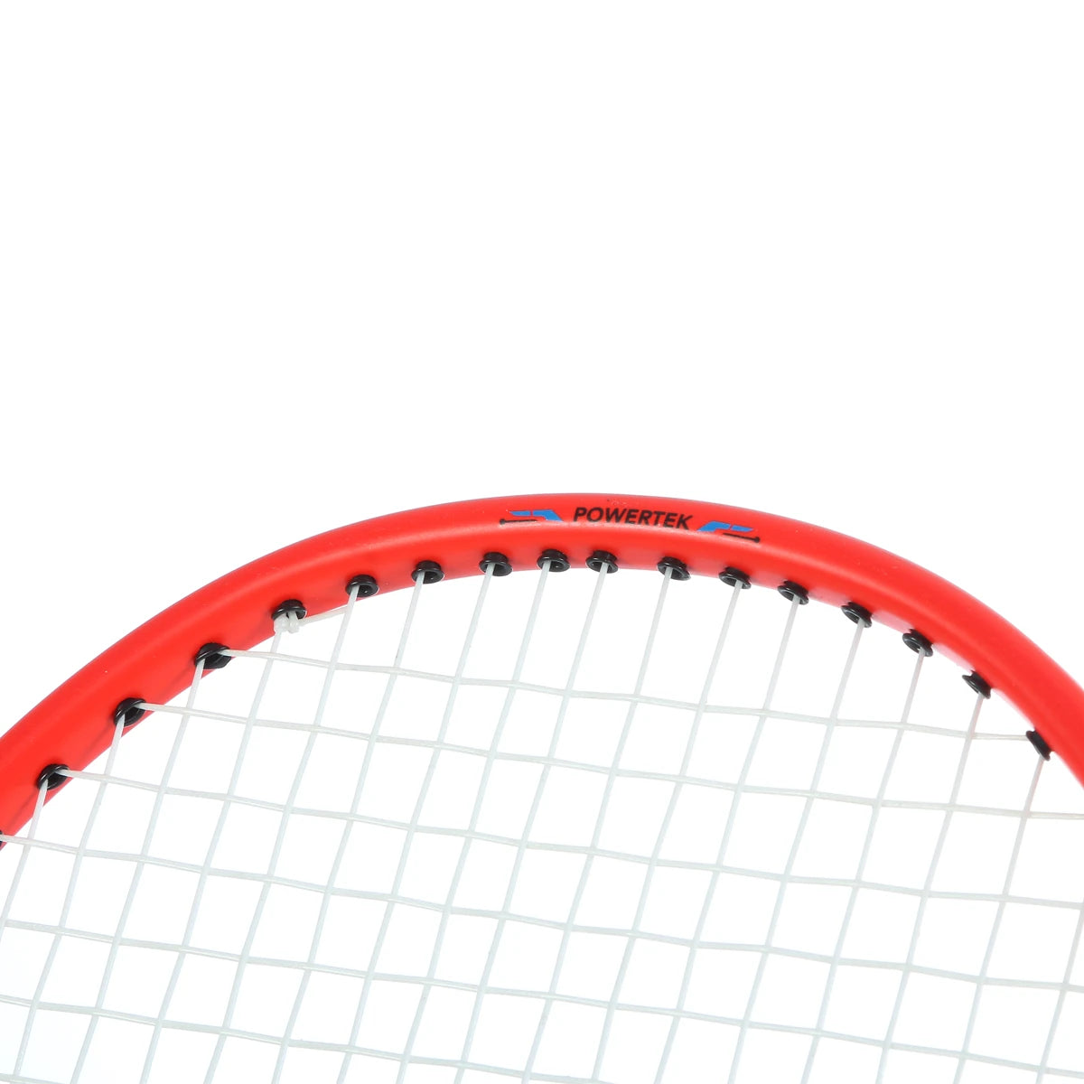 BADMINTONSCHLÄGER HUNDRED POWERTEK 2000 PRO ROT (BESAITET)