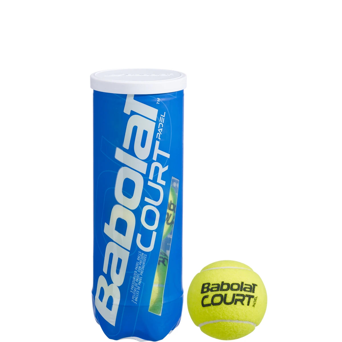 3-BALL TUBE OF BABOLAT COURT PADEL BALLS