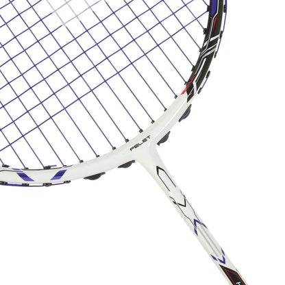 RAQUETTE DE BADMINTON FELET HYPERMAX WHITE/PURPLE (CORDEE)