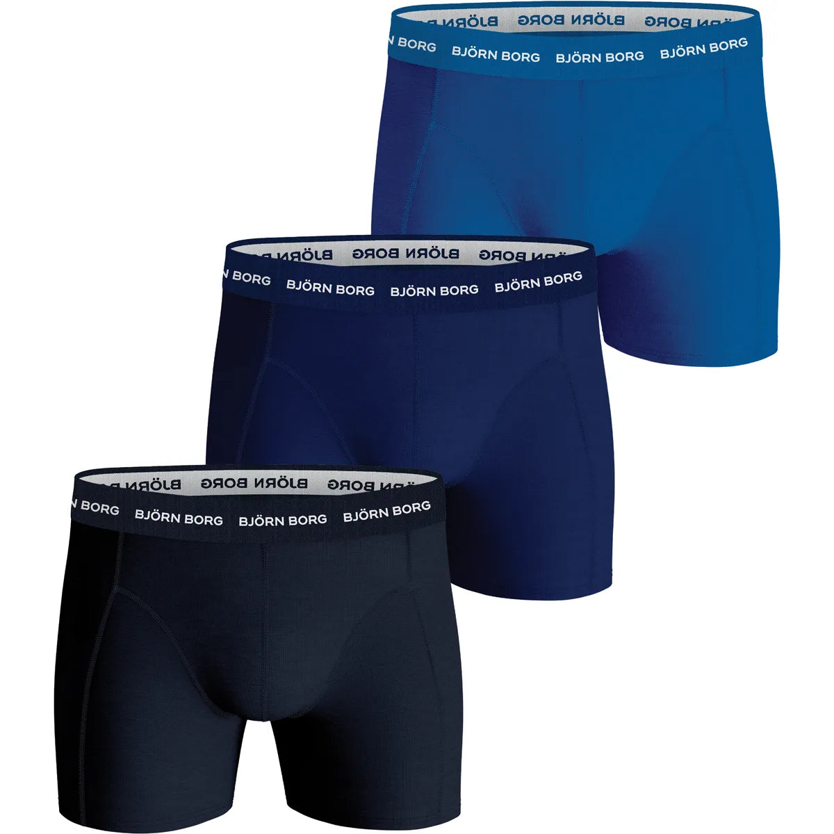 PACK DE 3 BOXERS BJORN BORG SPORTS COTON STRETCH