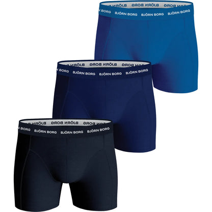 PACK DE 3 BOXERS BJORN BORG SPORTS COTON STRETCH