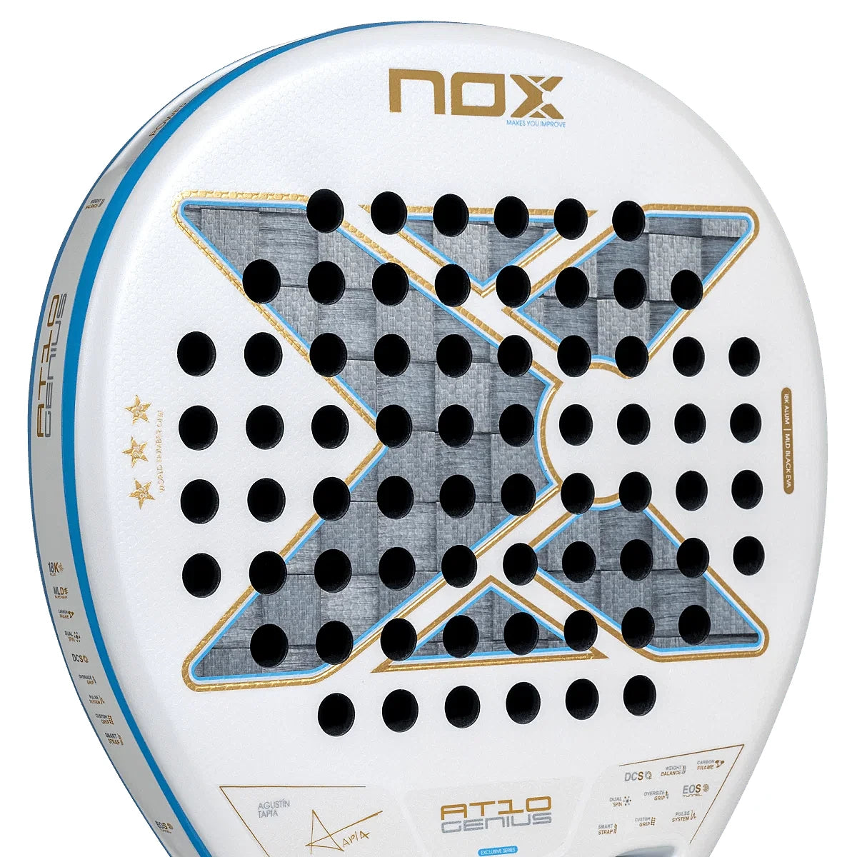 RAQUETTE DE PADEL NOX AT10 GENIUS 18K BUENOS AIRES