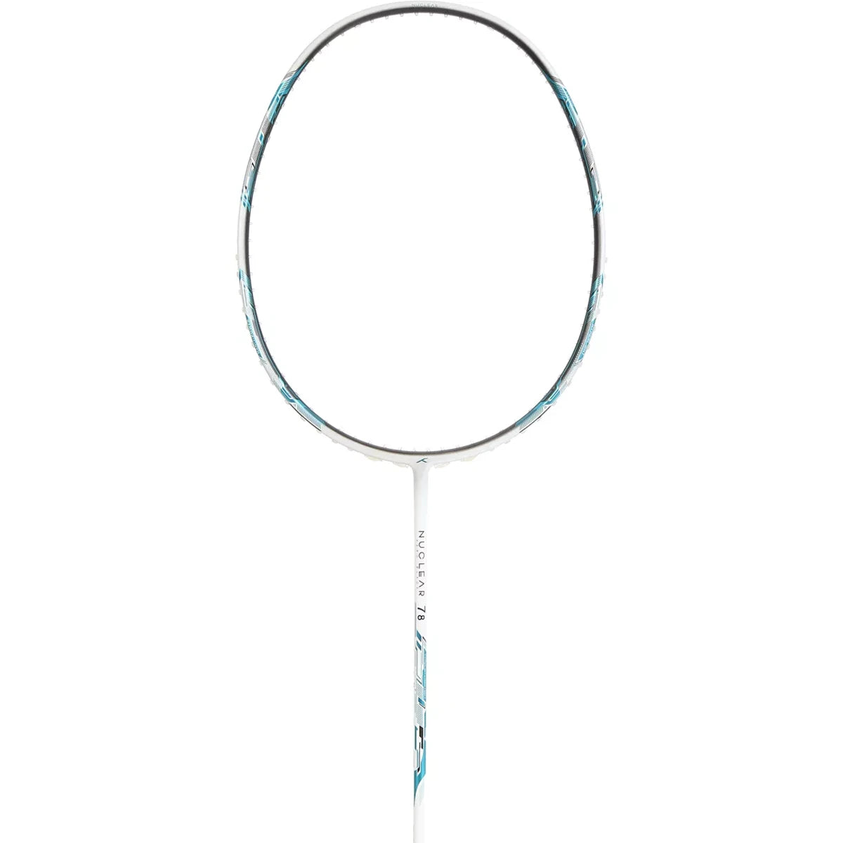 HUNDRED NUCLEAR 78 WHITE-BLUE BADMINTON RACKET