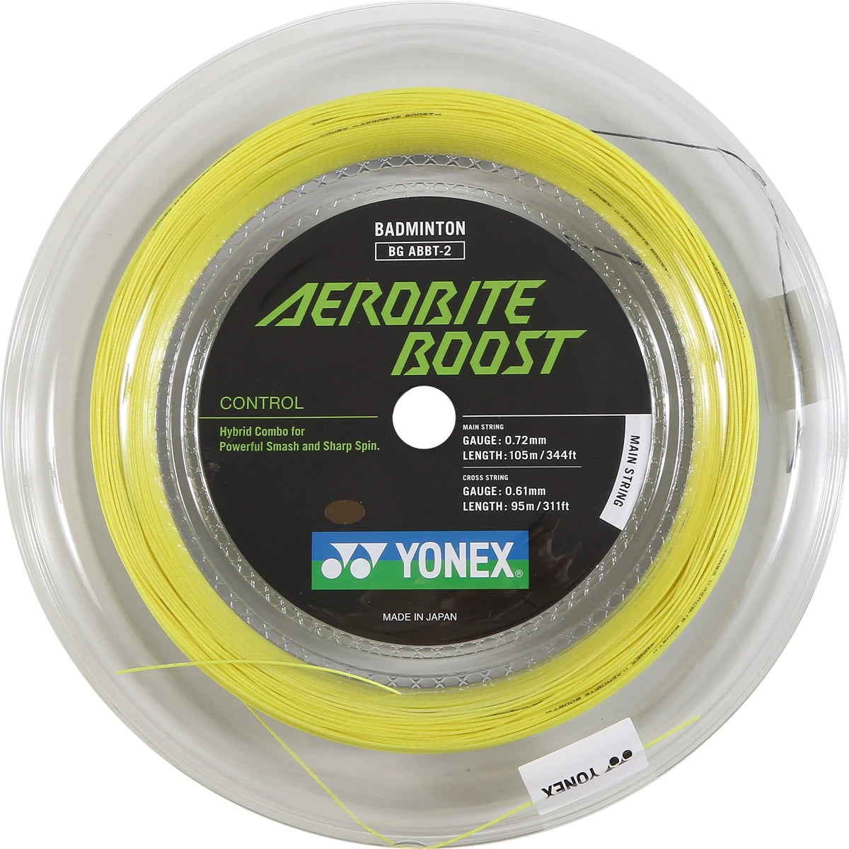 BOBINE BADMINTON YONEX BG AEROBITE BOOST (200 METRES)