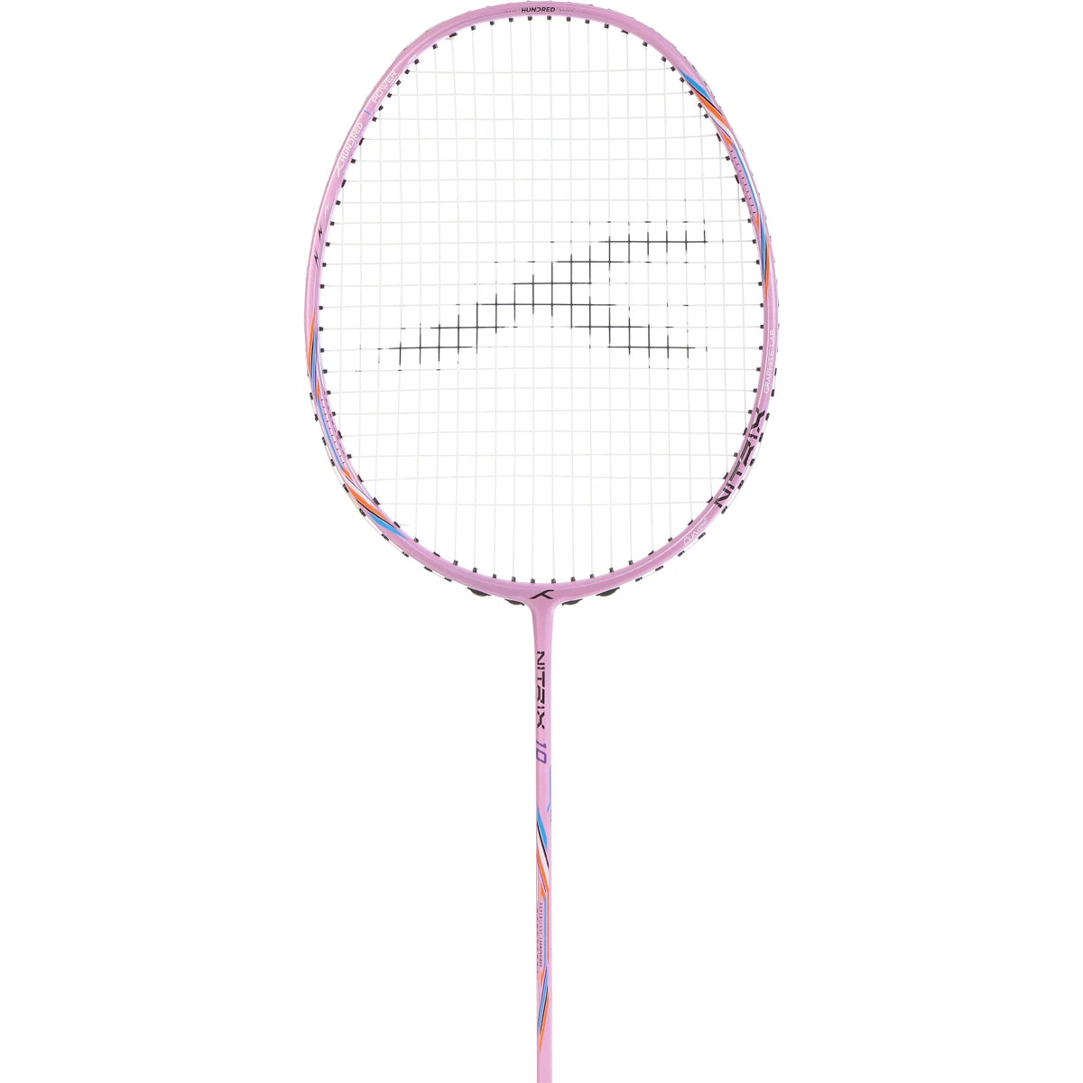 BADMINTONSCHLÄGER HUNDRED NITRIX 10 (5U) (GESAITET)