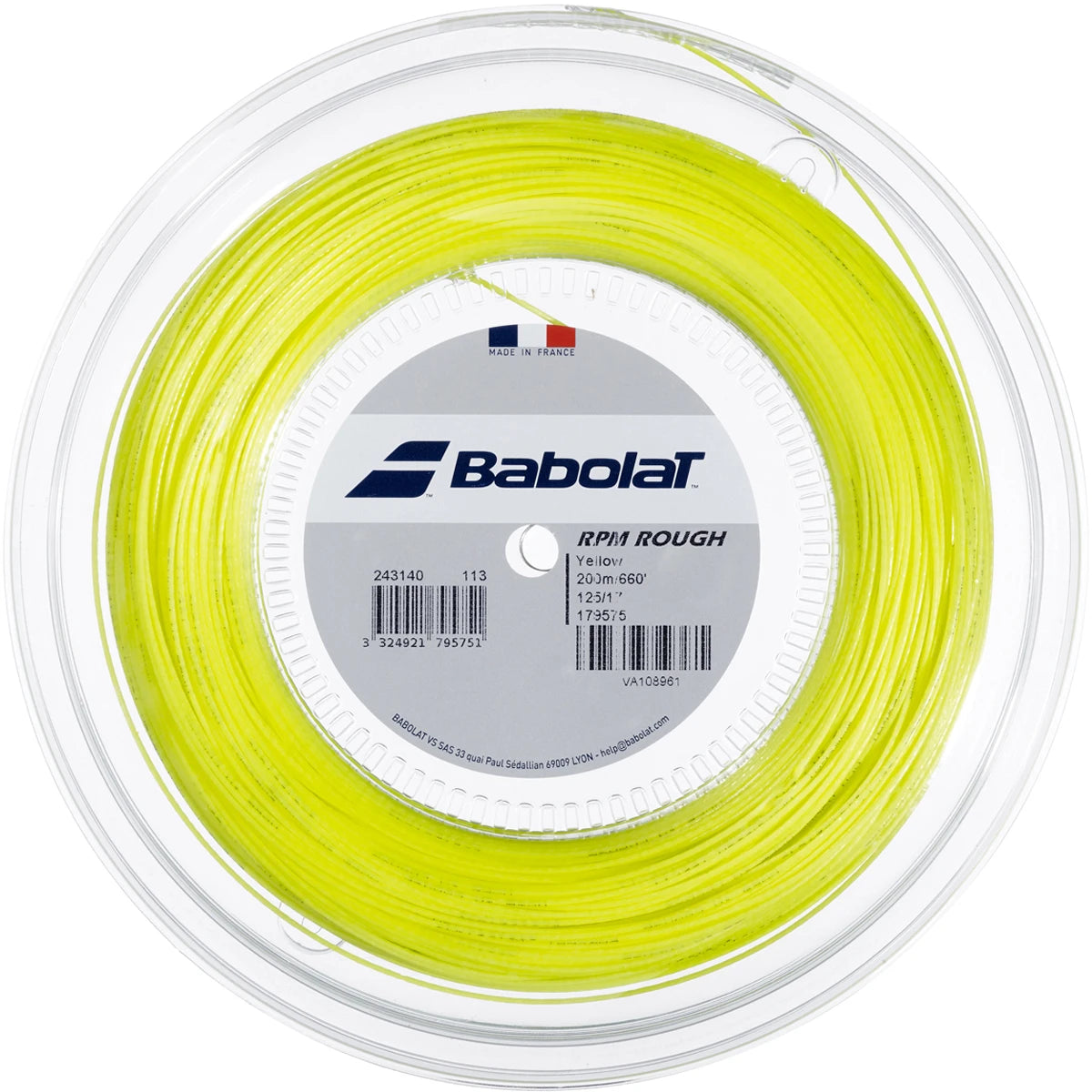 BOBINE BABOLAT RPM ROUGH (200 METRES)