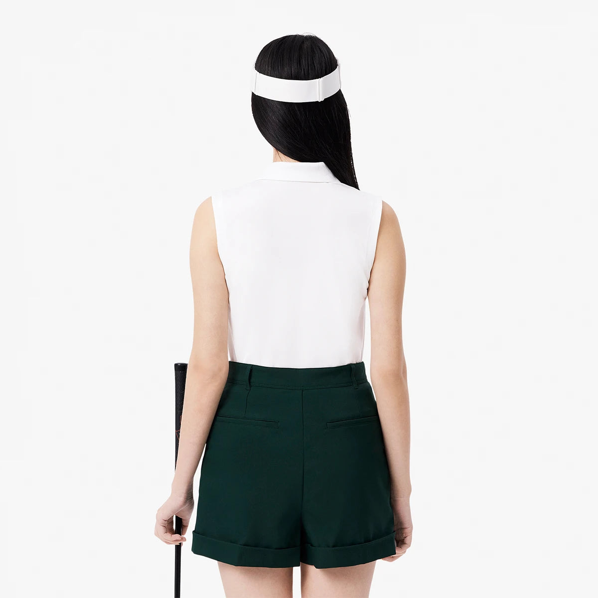 POLO LACOSTE FEMME CORE PERFORMANCE SANS MANCHES