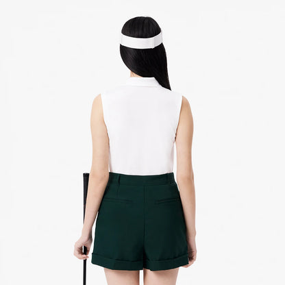 POLO LACOSTE FEMME CORE PERFORMANCE SANS MANCHES