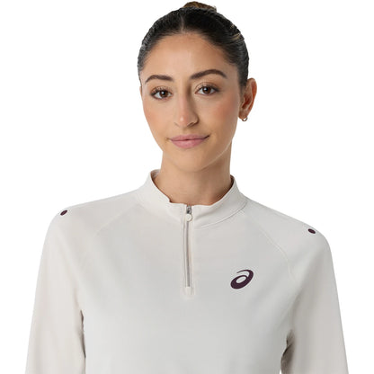 T-SHIRT ASICS FEMME MATCH 1/2 ZIP