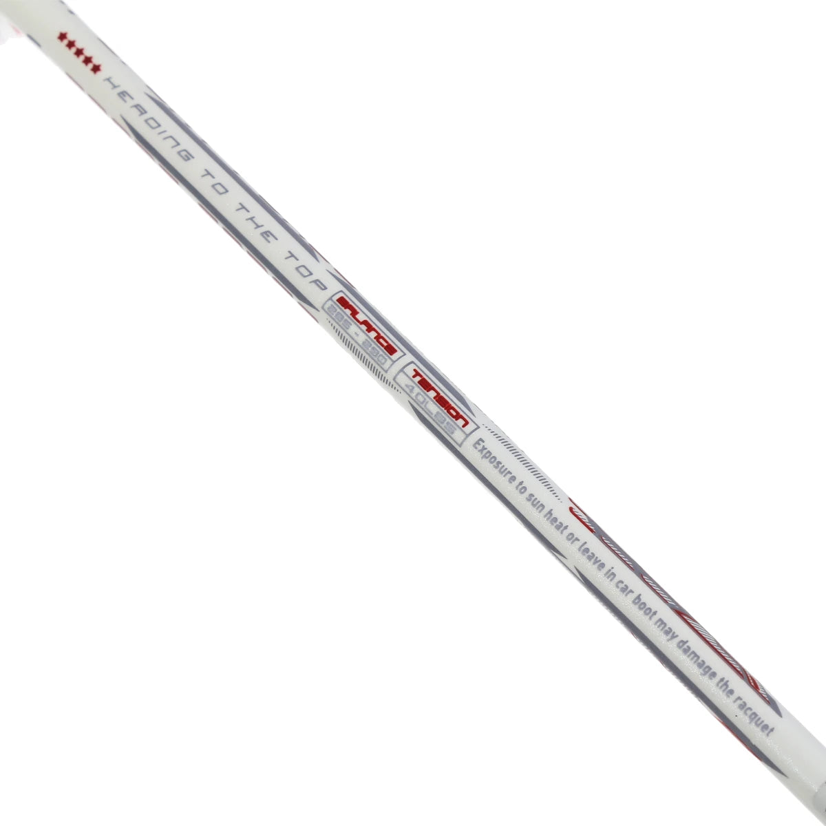 RAQUETTE DE BADMINTON FELET SPORT FORCE WHITE-RED (CORDEE)
