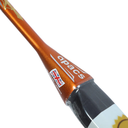 RAQUETTE DE BADMINTON APACS FEATHER WT 55 8U BLACK/ORANGE