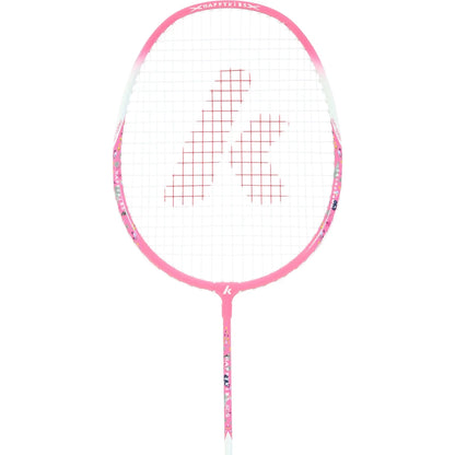 SET MIT 2 BADMINTONSCHLÄGERN KAWASAKI HAPPY KIDS 605 JR