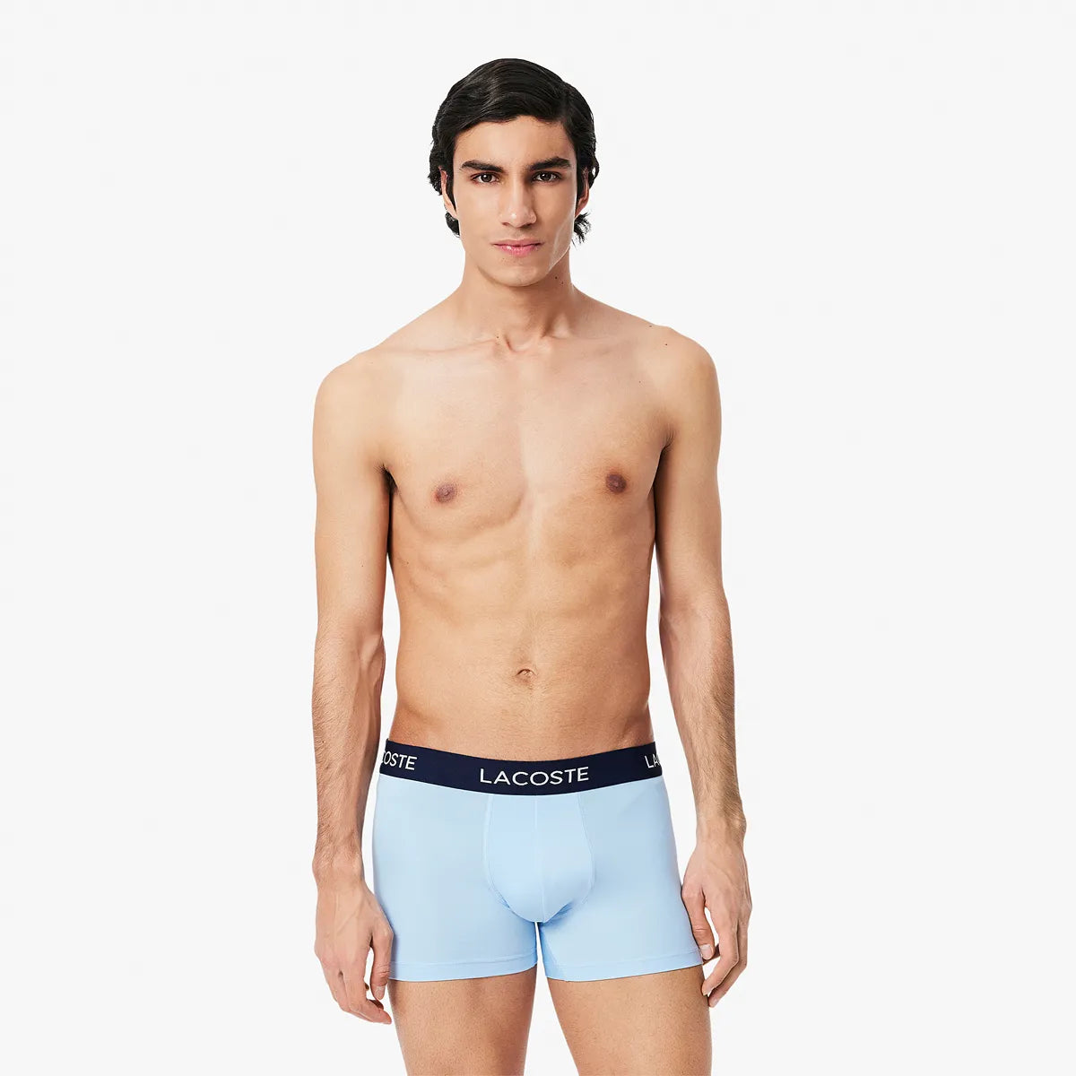 PACK OF 3 LACOSTE POLYESTER BOXERS