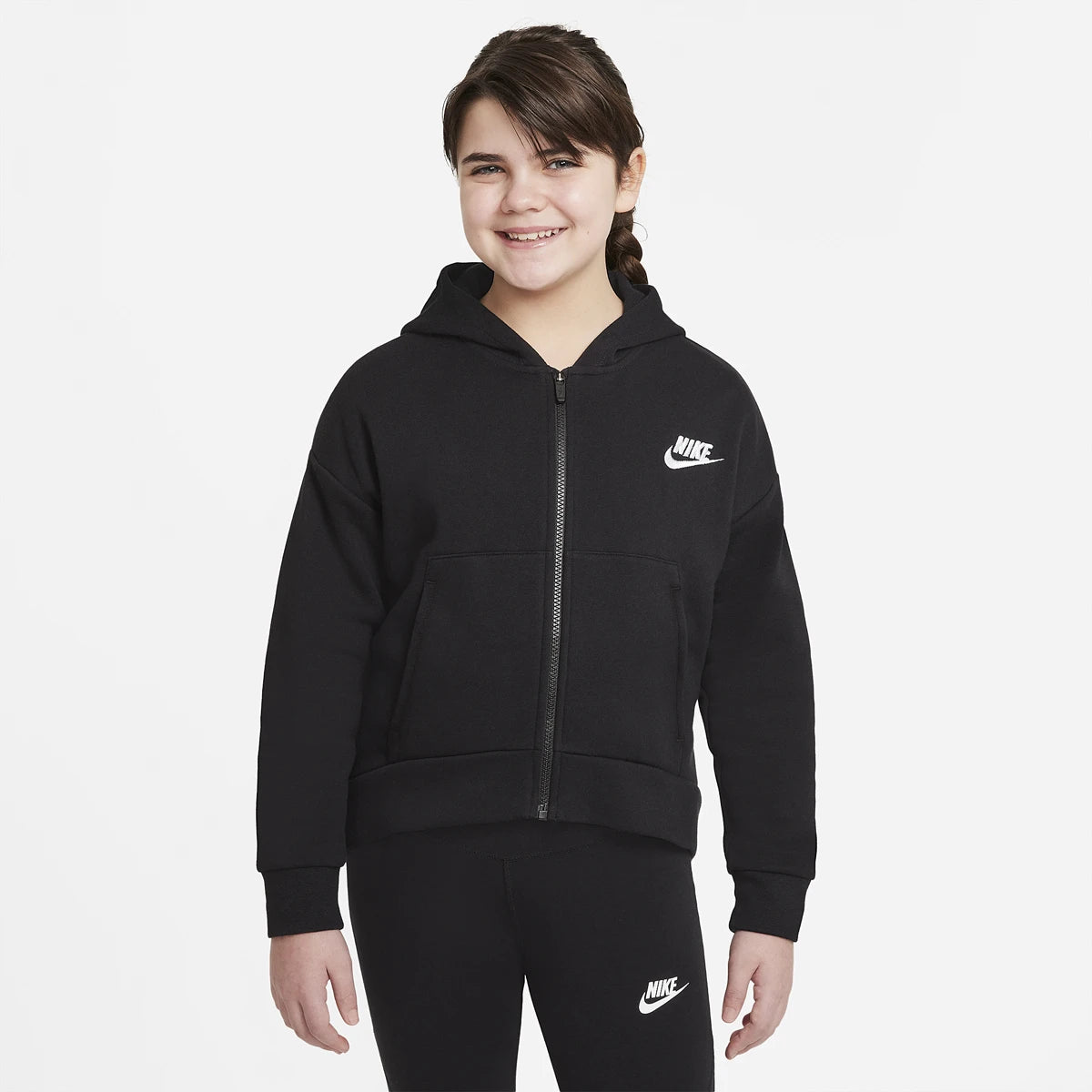 VESTE A CAPUCHE NIKE JUNIOR CLUB FILLE