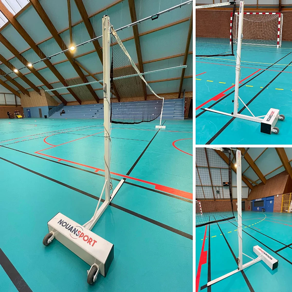 POTEAUX DE BADMINTON SCOLAIRE NOUANSPORT 1103B (LA PAIRE)