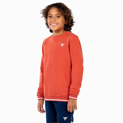 TECIFIBRE JUNIOR TEAM SWEATSHIRT TERRY TERRAKOTTA