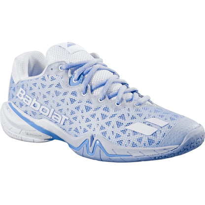 CHAUSSURES BABOLAT FEMME INDOOR SHADOW 4 BLANC/BLEU