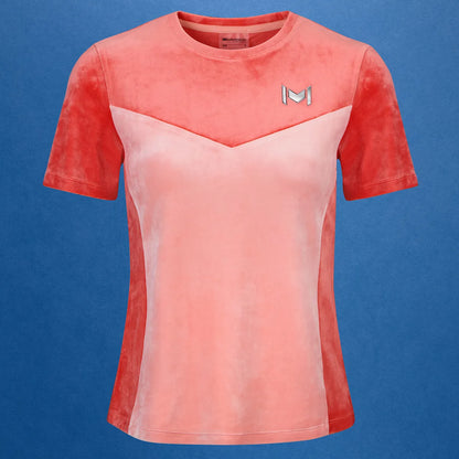 T-SHIRT MOURATOGLOU APPAREL FEMME MATCH VELOUR MELBOURNE