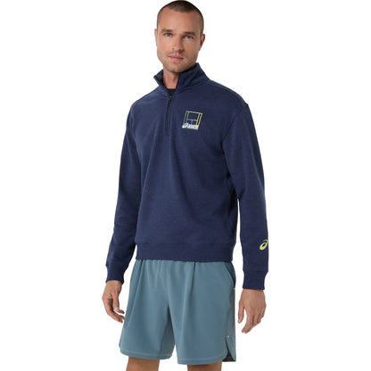 SWEAT ASICS COURT 1/4 DE ZIP