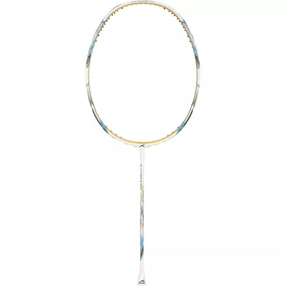 RAQUETTE DE BADMINTON HUNDRED FLUTTER S ZOOM WHITE-GOLD