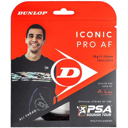 Cordage Squash Dunlop Iconic Pro Af 18G (10 Mètres)