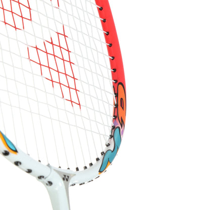 YONEX MP2 SENIOR WHITE-RED BADMINTON RACKET (STRUNG)
