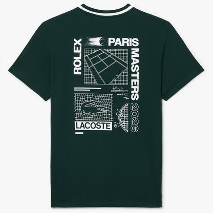 T-SHIRT LACOSTE ROLEX PARIS MASTERS GRAPHIC