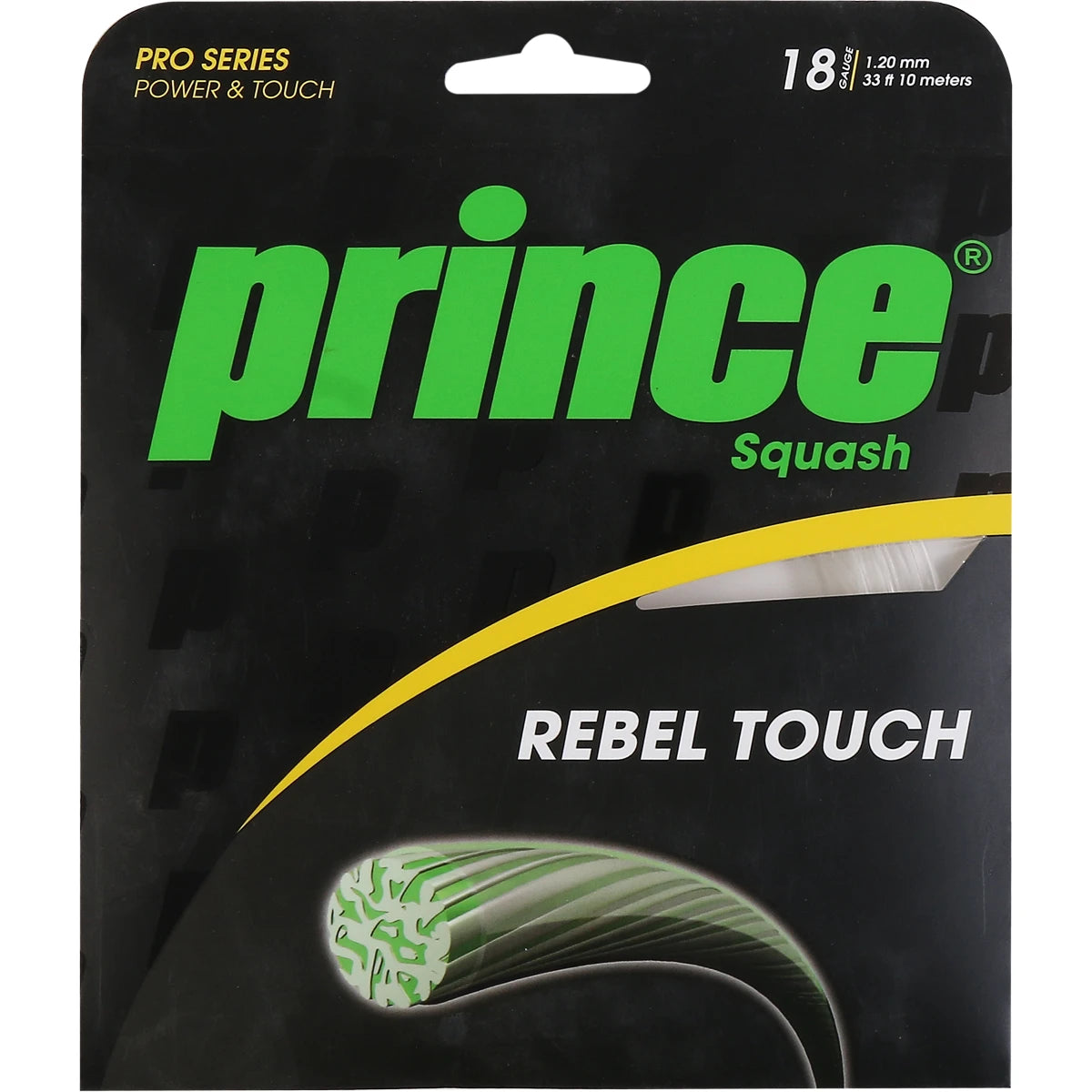 PRINCE REBEL TOUCH SQUASH STRING (STRINGING - 10M)