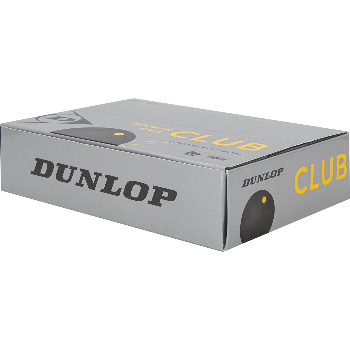 Balles Squash Dunlop Club (Simple Point Jaune X12)
