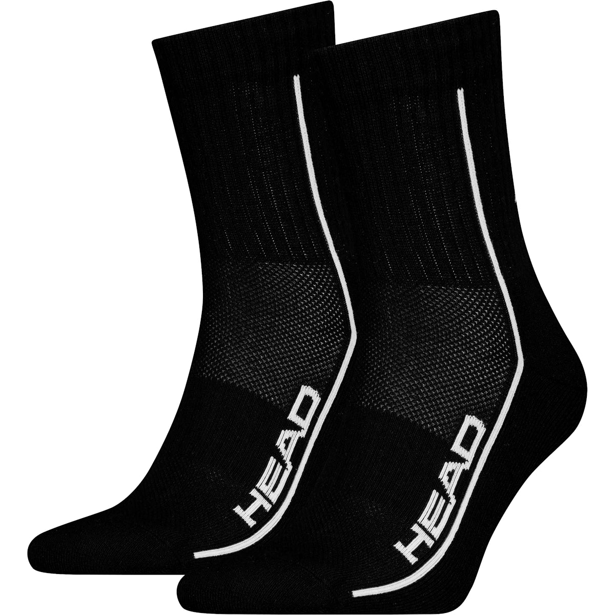 2 PAARE HEAD PERFORMANCE CREW (MID) SOCKEN