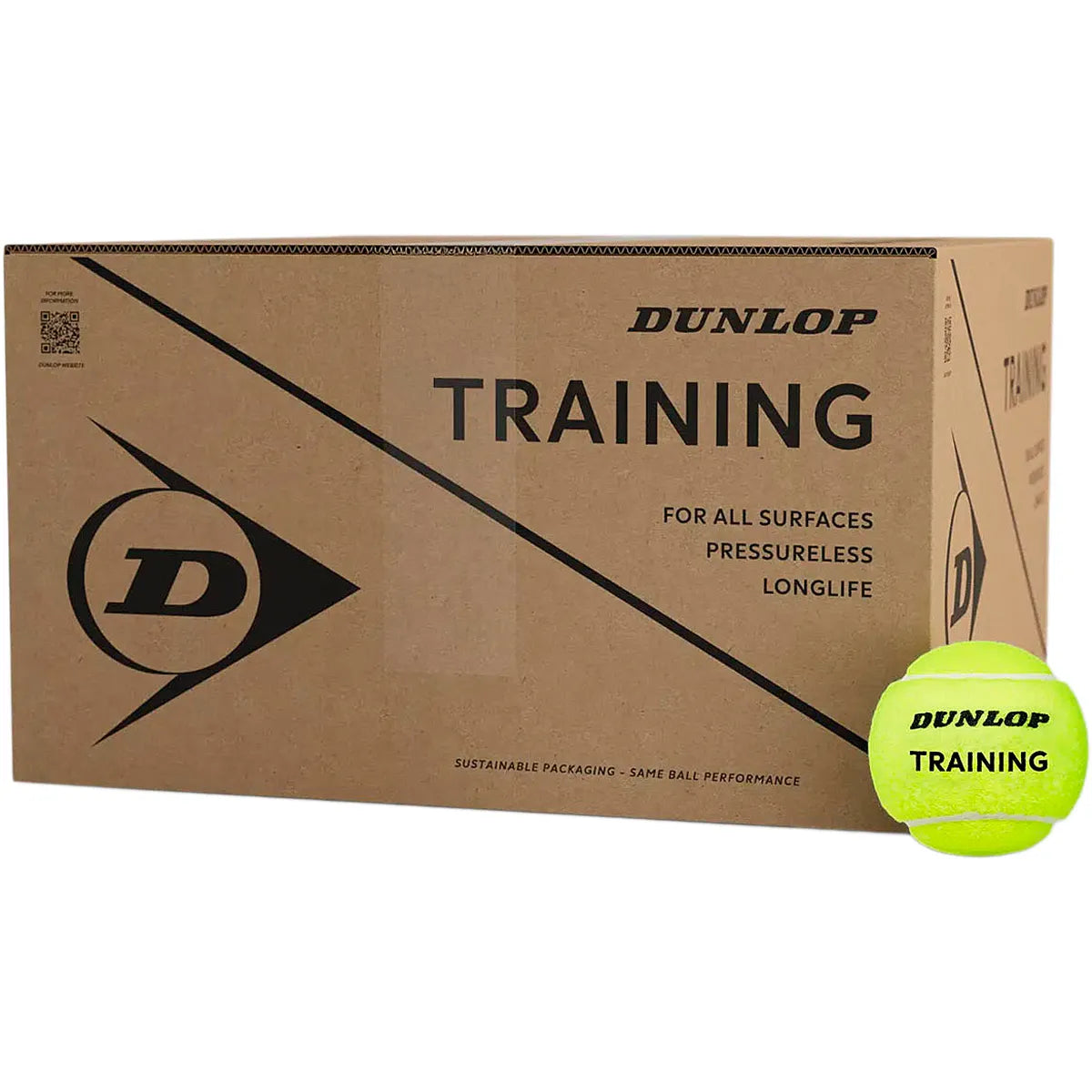 CARTON DE 72 BALLES DUNLOP TRAINING