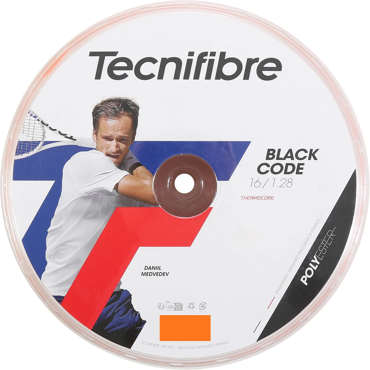 TECNIFIBRE BLACK CODE FIRE STRING (200 METRES)