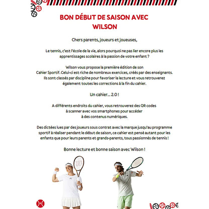 LE CAHIER SPORTIF WILSON CE1-CE2 (FRANCAIS UNIQUEMENT)