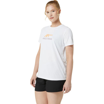 ASICS DAMEN T-SHIRT COURT GRAPHIC